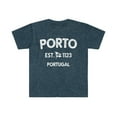 thumbnail image 2 of Porto EST. 1123 Portugal Perfect Souvenir Unisex Softstyle T-Shirt, 2 of 4