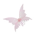 thumbnail image 1 of Qarigey Disfraz de ala de hada mariposa Disfraz de niñas Niño Prop Festival Dress up Pink Type3, 1 of 1