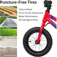 thumbnail image 3 of 12 Inch Toddler Balance Bike, No Pedal Training Bicycle with Adjustable Seat Height - for Kids 18 Months to 6 Years Old Boys and Girls - Easy Assembly and Adjustments, Toddler Bike, 3 of 6