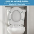 thumbnail image 7 of Acekid Toilet Seat,PP Round Toilet Seat with SecureLock System - Universal Fit for Most Round Toilets,Quick-Release and Quick-Attach,Easy-Clean White Design, 7 of 7