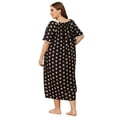 thumbnail image 5 of Nightgowns for Women Short Sleeve Loungewear Plus Size Sleepwear, 5 of 5