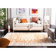 thumbnail image 3 of SAFAVIEH Madison Katina Traditional Oriental Area Rug, Orange/Ivory, 10' x 14', 3 of 11