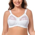 thumbnail image 2 of Women Minimizer Bra Comfort Wirefree Full Coverage Large Bust Non-Padded 48B, 2 of 8