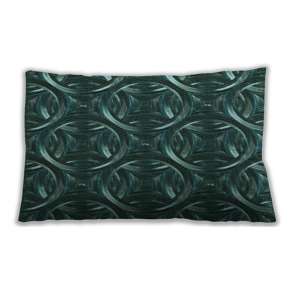 Ahgly Company Outdoor Rectangular Contemporary Lumbar Throw Pillow, 13 inch by 19 inch