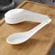 thumbnail image 2 of Juego de 6 cucharas para sopa - Cucharas de postre de cerámica blanca - Perfectas para miso, ramen, albóndigas, macarrones - Aptas para lavavajillas y horno, 2 of 5