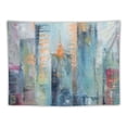 thumbnail image 5 of Awpe Wall Hanging City Art Skyline Tapestry Painting, 5 of 6