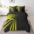 thumbnail image 2 of Erosebridal Teens Fashion Striped Bedding Sets King Size, Geometry Abstract Comforter Sets with Sheets, Modern Room Decor, Reversible, 2 of 5