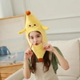 thumbnail image 4 of Cute Fruits Banana Hat Photo Props Head Warmer Accesorio el cabello Disfraz Diadema para s Niñas Fiesta de Halloween Fiesta de Hugo Sombrero de felpa de frutas, 4 of 10
