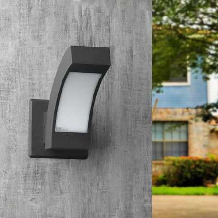 

Wall Light Outdoor LED Wall Light Meniscus Light Fixture Aluminum Light Waterproof Grey White