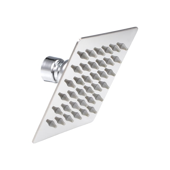 Unique Bargains High Pressure Shower Head,4 inch Rain Shower Head 360 Degree Adjustable Stainless Steel Rainfall Shower Head