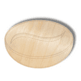 thumbnail image 2 of Unfinished Wood Etched Espresso Bean Shape 4" / 1/8", 2 of 2