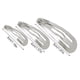 thumbnail image 3 of Qarigey 100 piezas pinzas para el cabello plateadas gota de agua horquilla suministros para fiestas decoración de la cabeza accesorios de estilismo Accesorio para el cabello 3cm Qarigey AP011829-01, 3 of 6