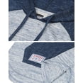 thumbnail image 5 of ZIMEGO Men's Color Block Short Sleeve Pullover Pocket Hiphop Thin Hoodie Shirt, 5 of 6