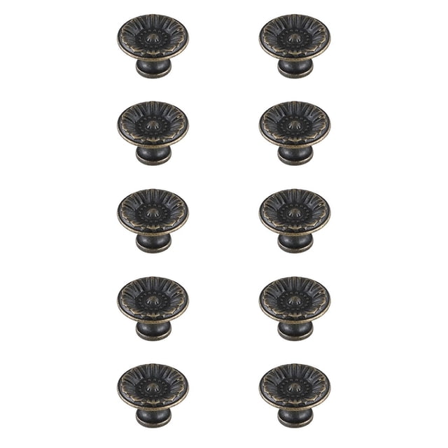 Perillas para Gabinetes Elegantes Corio 2.8 cm Bronce Antiguo Juego