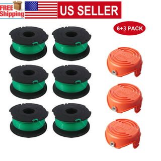 3pcs String Trimmer Spool, Fit for Black and Decker SF-080 GH3000 LST540 Weed  Eater 20ft 0.080 GH3000R LST540B Edger Refills Auto Feed Single Line Parts  Trimmers Cord 