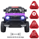 thumbnail image 3 of Camioneta Montable Eléctrica para Niños Luces y Bluetooth Música Control Remoto Doble Motor Modo Mecedora y Batería 12V - Morado, 3 of 7