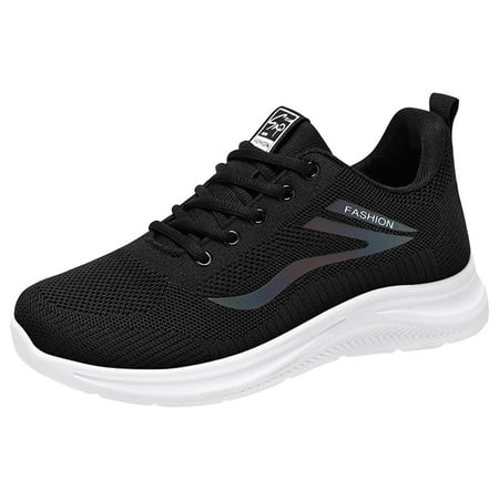 

Povozer Men s Casual Dress Sneakers Oxfords Business Mesh Breathable Walking Shoes Tennis Comfortable(Black 8)
