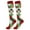Diamond Santa Claus, variant on Christmas Compression Socks for Women & Men, Knee High Compression Socks 20-30 mmHg, Compression Socks for Medical, Nursing, Running, Athletic, Varicose Veins, Travel
