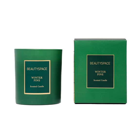 BEAUTYSPACE Winter Pine Holiday Candle Gift, 200g