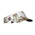thumbnail image 2 of Disketp Herbs And Wildflowers Sun Visors for Women Men Unisex Tennis Golf Visor Hat Adjustable Summer Hats Sport Outdoor Visor Hat UV Protection Cap, 2 of 8