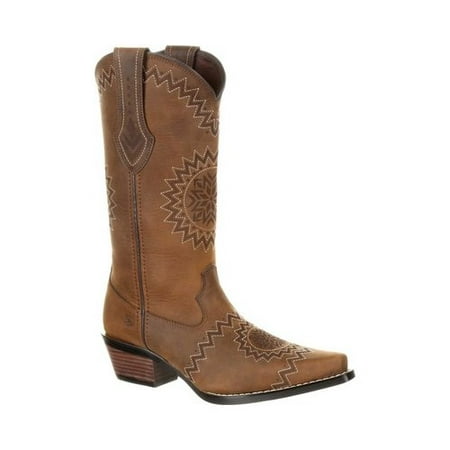 Women's Durango Boot DRD0227 Crush Etch Western Cowgirl (The Best Cowgirl Boots)