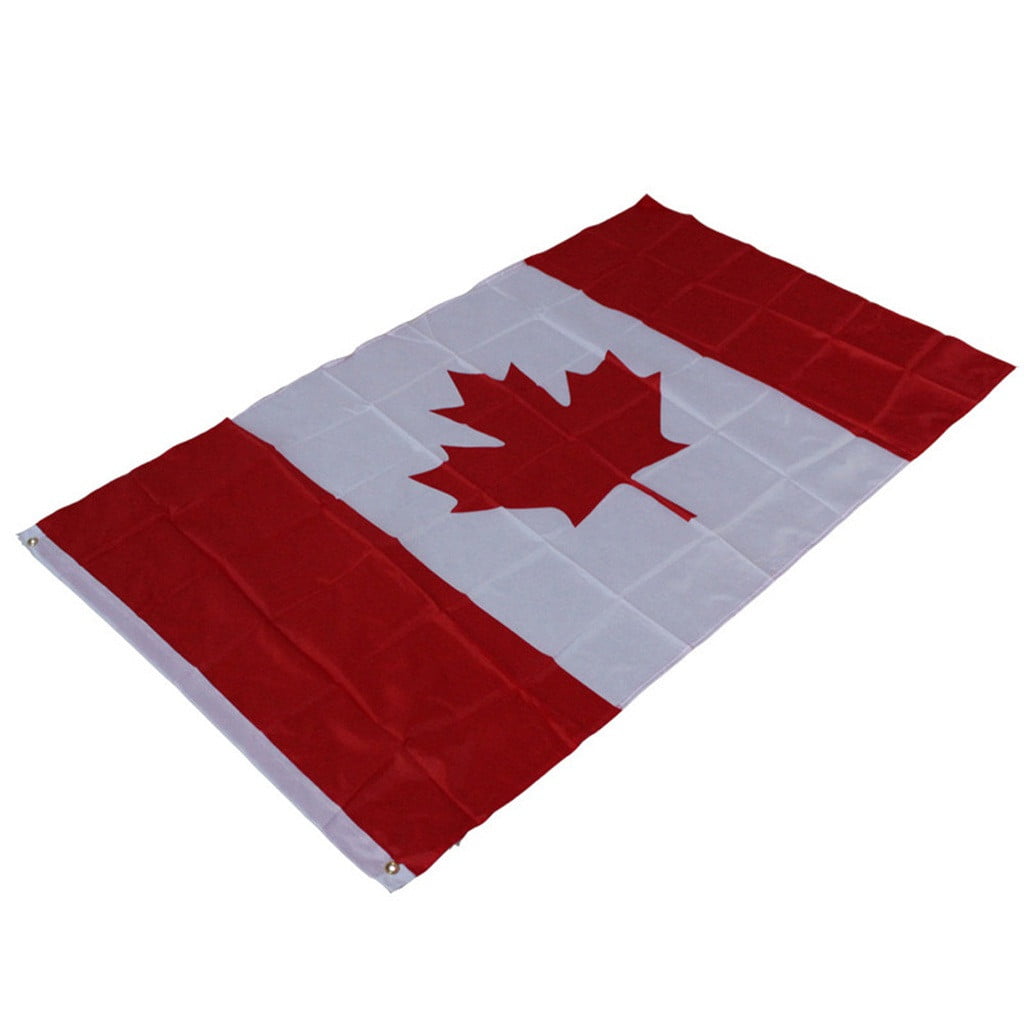 CANADA FLAG 3x5 FT National Banner Polyester With Grommets Canadian Maple Leaf 
