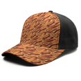 thumbnail image 2 of Leopard Print Baseball Cap Adjustable Size – Stylish Spliced Design Trucker Hat, Dad Hat with Full Print Front & Brim, Breathable Cotton Blend Snapback for Sports, Travel & Daily Wear, 2 of 3