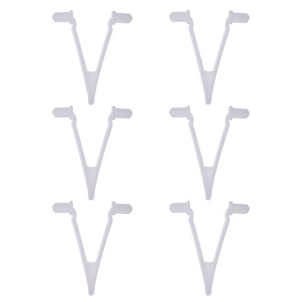 TureClos 6pcs Plastic VClip Pool Brush Skimmer Vacuum Head Swimming