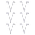 thumbnail image 4 of 6pcs Plastic V-Clip Pool Brush Skimmer Vacuum Head Swimming Pool Replacement Pole Attachments, 4 of 7