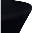thumbnail image 4 of HSHDLDF JISEN Nappe de Cocktail en Spandex Ajustée Extensible Élastique 32x43 Pouces C-Black, 4 of 7
