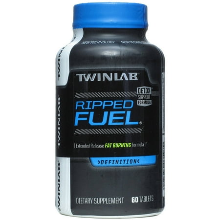 Twinlab Ripped Fat Burner carburant Detox, 60 CT