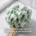 thumbnail image 5 of Long Handle Shower Loofah Back Scrubber, 4 Pack Large Bath Sponge Brush for Men & Women, Exfoliating Mesh Pouf Body Washer, Non-Slip Grip, 5 of 8