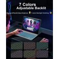 thumbnail image 4 of Funda con Teclado ABEIFAN para iPad Air 11" M3/M2 Pro 11" Azul, 4 of 8