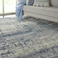 thumbnail image 6 of Nourison Rustic Textures Abstract Ivory/Blue 9'3" x 12'9" Area Rug, (9x13), 6 of 8