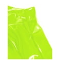 thumbnail image 6 of IEFIEL Womens Glossy Patent Leather A-Line Zipper Skirt Flared Miniskirt Invisible Zipper Mini Skirt Fluorescent Green XXL, 6 of 6