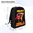 thumbnail image 5 of 6 7 Six Seven Backpack Fashion Travel Backpack Laptop Backpack 16ch Simple Backpack, 5 of 8