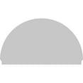 thumbnail image 5 of Ekena Millwork 84"W x 48-3/4"H x 2-3/4"P Half Round 4 Spoke Architectural Grade PVC Combination Pediment, 5 of 7