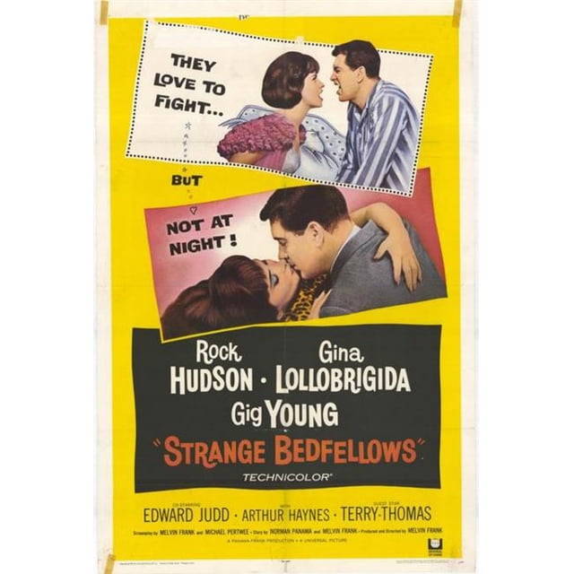 Posterazzi MOVIH3232 Strange Bedfellows Movie Poster - 27 x 40 in.