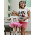 thumbnail image 5 of Valentine's Day Matching Outfits For Mommy & Me Mother Daughter Son T-Shirt Set Mom Pink XX-Large / Kid Gray 3T, 5 of 6