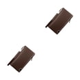 thumbnail image 3 of Cartera de cuero portátil Minnieouse con cierre de cremallera 2piezas Café, 3 of 6
