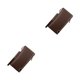 thumbnail image 1 of Sonducket Cartera de cuero con cierre de cremallera, bolsillo para monedas, monedero de almacenamiento, tarjetero, billetera multifuncional, Café 2piezas, 1 of 6