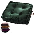 thumbnail image 1 of Cojines cuadrados gruesos para asientos de piso, cojín sólido grueso con mechones, almohada de meditación, asiento cuadrado con asa de transporte, cojín de tatami para sofá y balcón Ormromra CZJJ-ZC44-3, 1 of 7