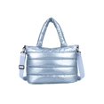 thumbnail image 1 of Bolsa bandolera de hilo de nylon para mujer cruzados de color sólido (Azul) Ehuebsd  Para Estrenar, 1 of 9
