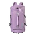 thumbnail image 1 of Fiudx Mochila Deportiva de Viaje, Diseño de Múltiples Correas, Se Transforma En Un Bolso Oculto, Compartimento Independiente para Zapatos, Separación Entre Seco y Húmedo, Nailon de Secado Rápido, Ide, 1 of 2