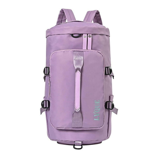 Fiudx Mochila Deportiva de Viaje, Diseño de Múltiples Correas, Se Transforma En Un Bolso Oculto, Compartimento Independiente para Zapatos, Separación Entre Seco y Húmedo, Nailon de Secado Rápido, Ide