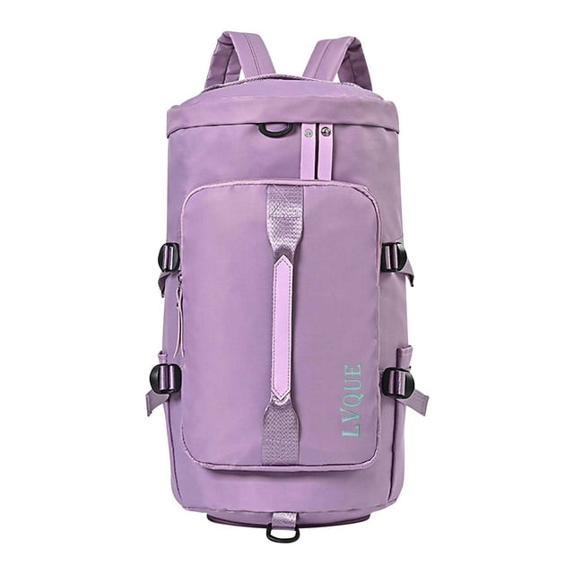 Fiudx Mochila Deportiva de Viaje, Diseño de Múltiples Correas, Se Transforma En Un Bolso Oculto, Compartimento Independiente para Zapatos, Separación Entre Seco y Húmedo, Nailon de Secado Rápido, Ide