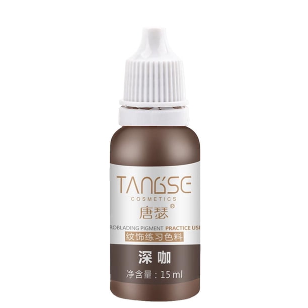 LUVCLS Pigmento para microblading, maquillaje, tatuaje de cejas, labios, delineador de ojos, tinta semipermanente, 15 ml