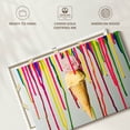 thumbnail image 6 of Elephant Stock Dripping Ice Cream Wall Art - Horizontal Canvas Wall Art - Dining Room Wall Decor - Food And Drink Canvas - Red And Green Decor - 45" x 30", 6 of 8