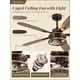 thumbnail image 3 of Ventilador de Techo Fanbulous de 52" Acabado Bronce Aceitoso con Luz y Control Remoto de 6 Velocidades, 3 of 7