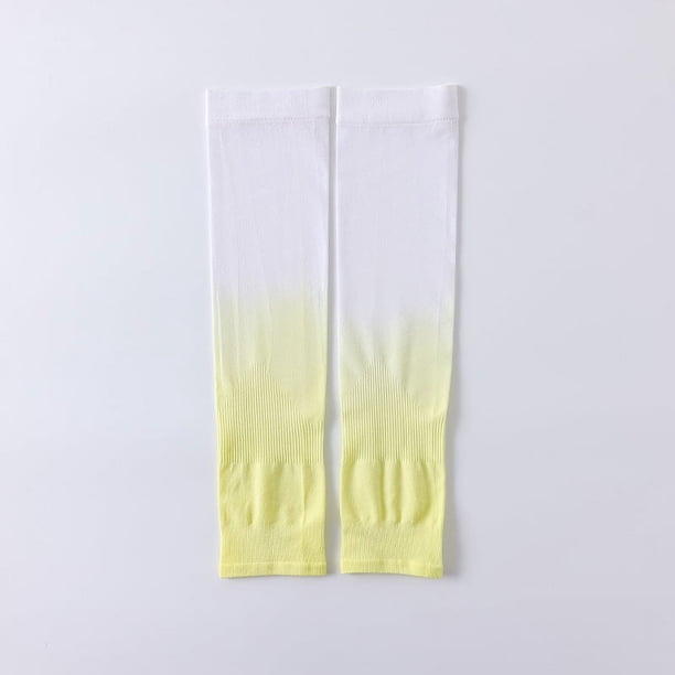 Mangas de protección solar con mangas de hielo, mangas de seda de hielo anti-ultravioleta de verano para mujer, mangas de brazo para hombres y mujeres, mangas de color degradado